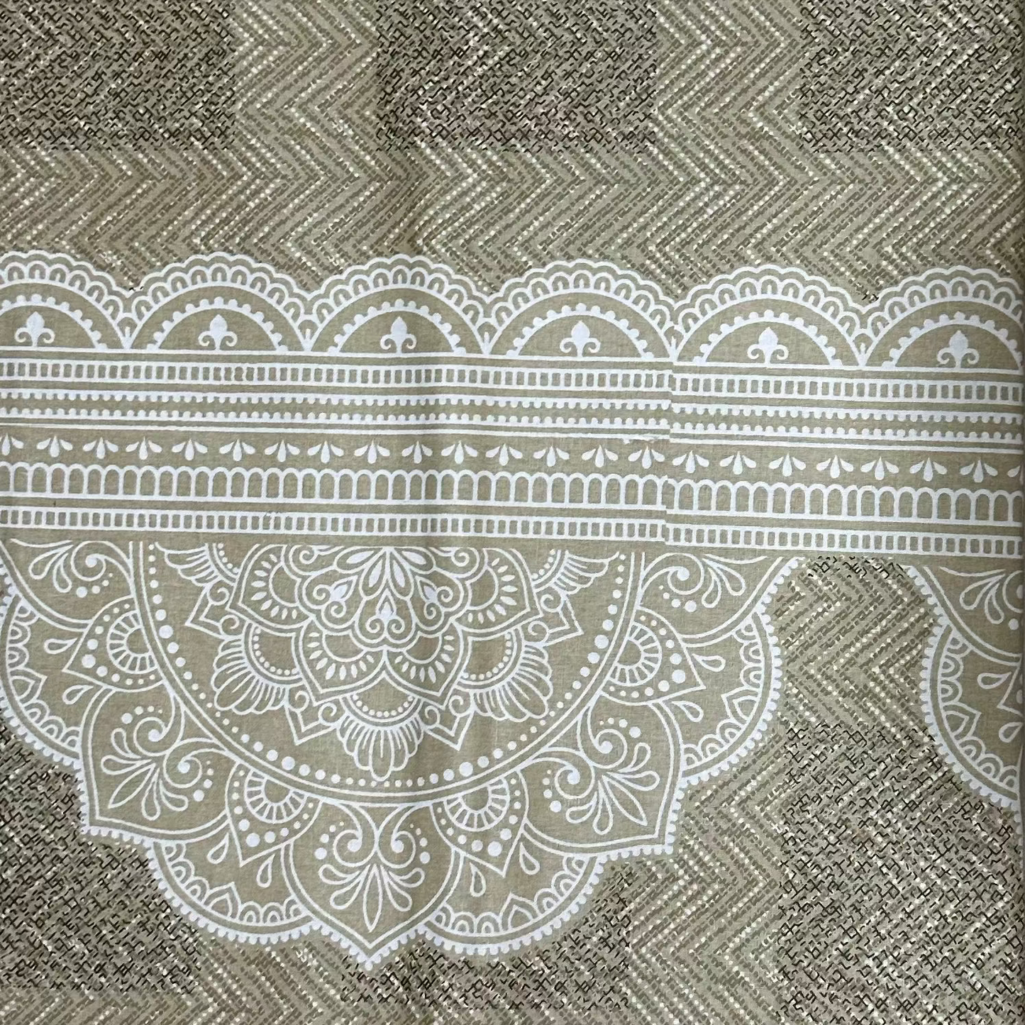 300TC Ivory Lace Charm 100% Pure Cotton Bedsheet
