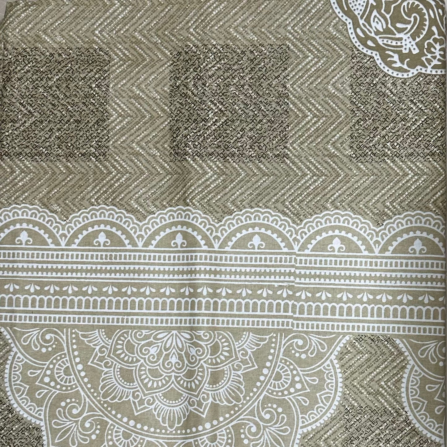 300TC Ivory Lace Charm 100% Pure Cotton Bedsheet