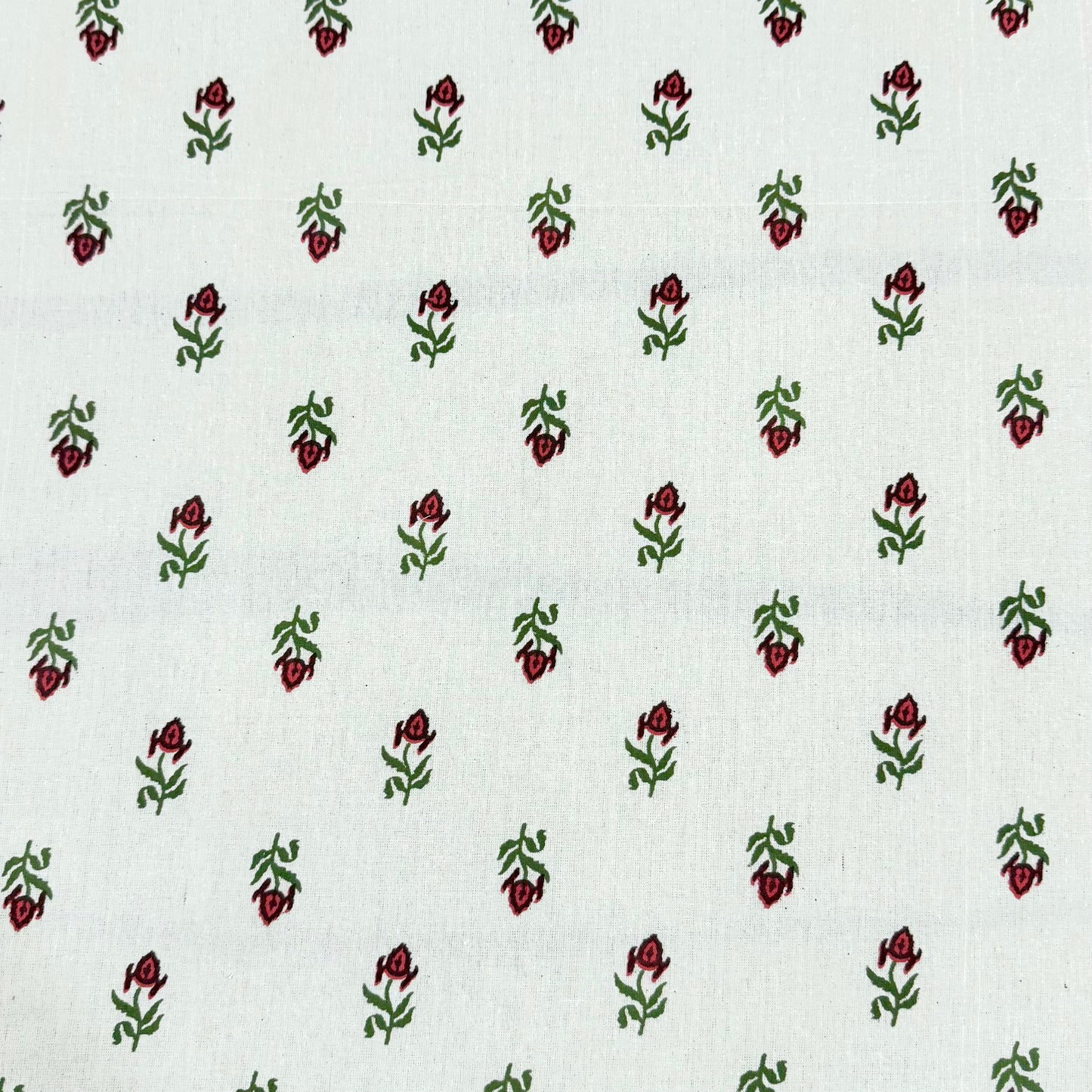 Crimson Charm 400TC Floral Print 100% Pure Cotton Bedsheet