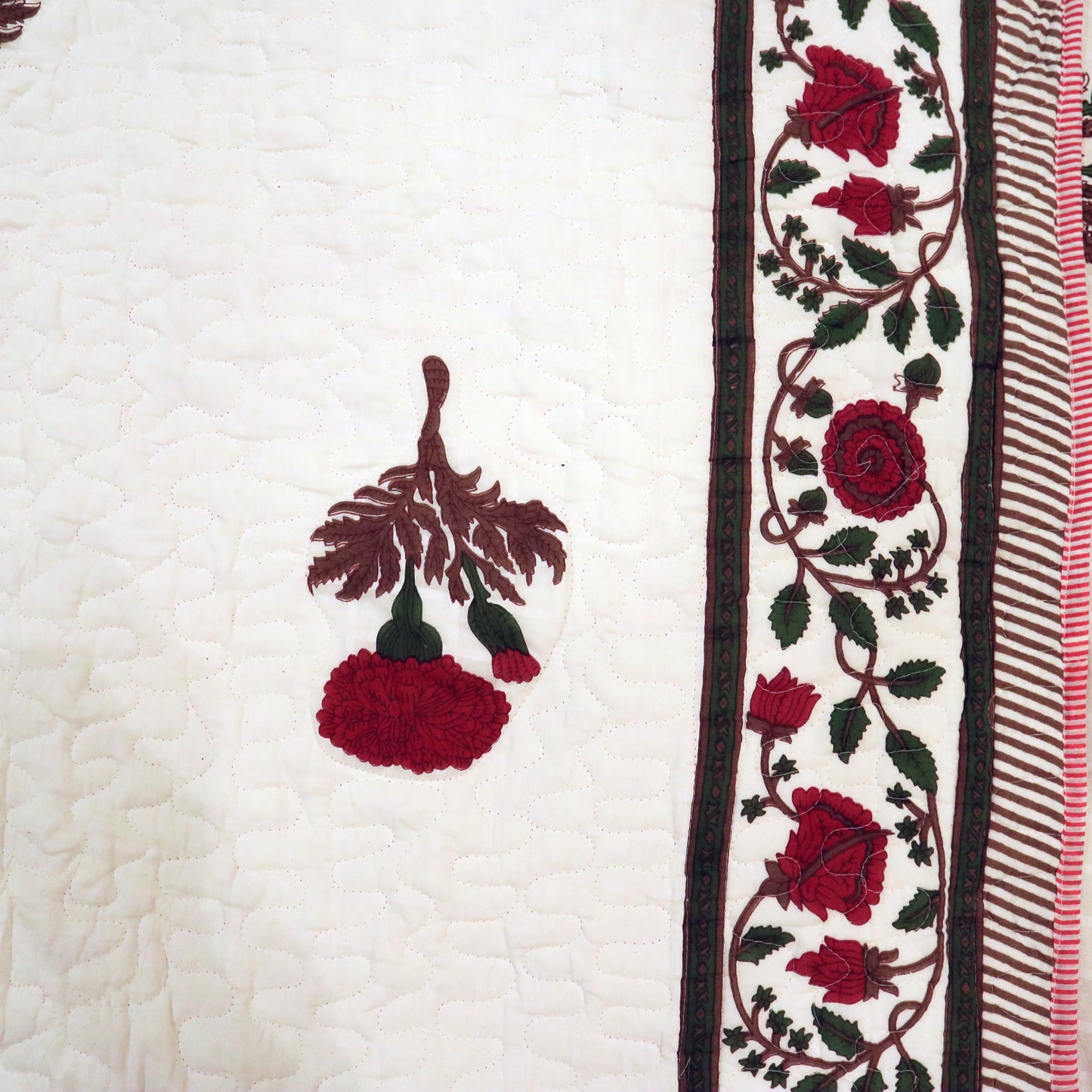 500TC Flower Love 100% Pure Cotton Printed Bedsheet
