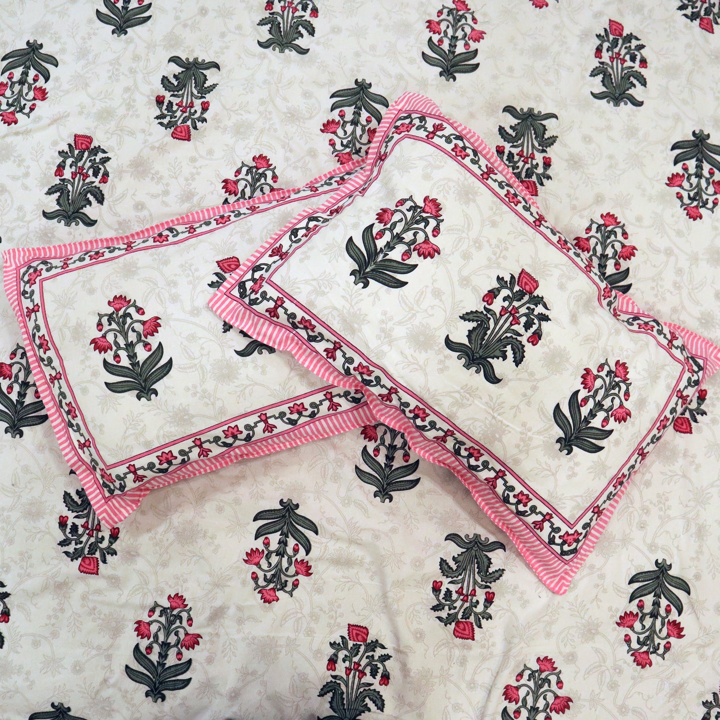 100% Pure Cotton 500TC Exotic Bloom Bedsheet