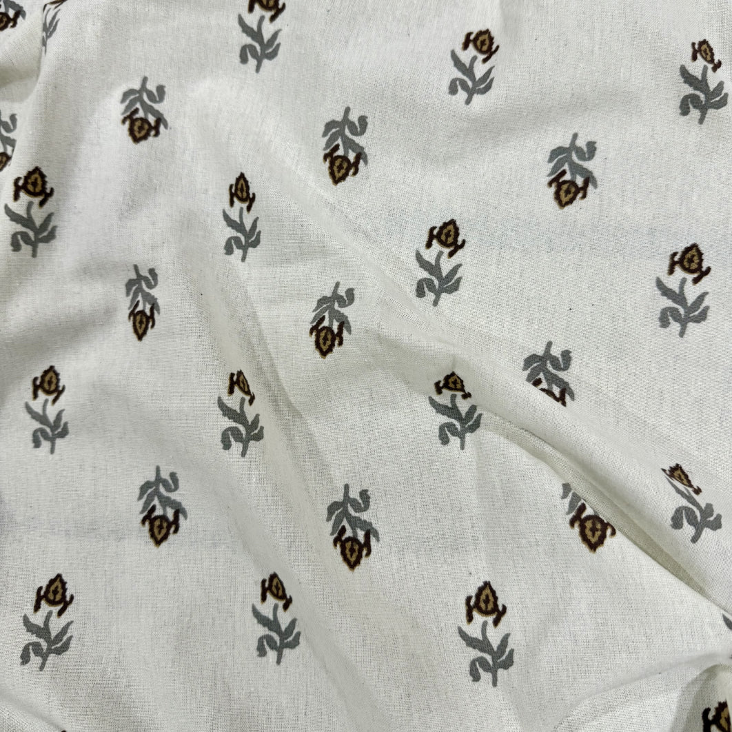 Brown Belle 400TC Floral Print 100% Pure Cotton Bedsheet