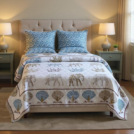 450TC Royal White Heritage 100% Pure Cotton Bedsheet