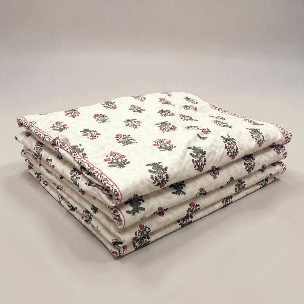 100% Pure Cotton 500TC Exotic Bloom Bedsheet