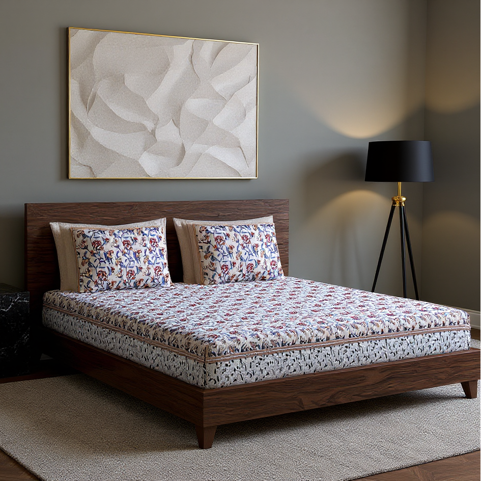 400TC Rustic Charm 100% Pure Cotton Bedsheet