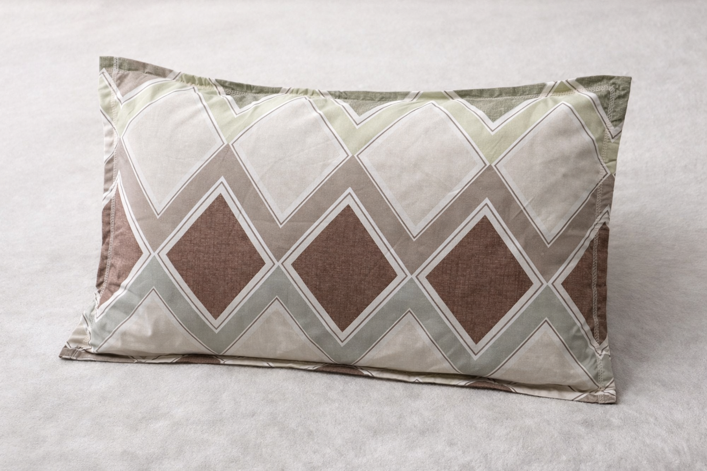 Sandstone Mosaic 300TC Glace Cotton Bedsheet
