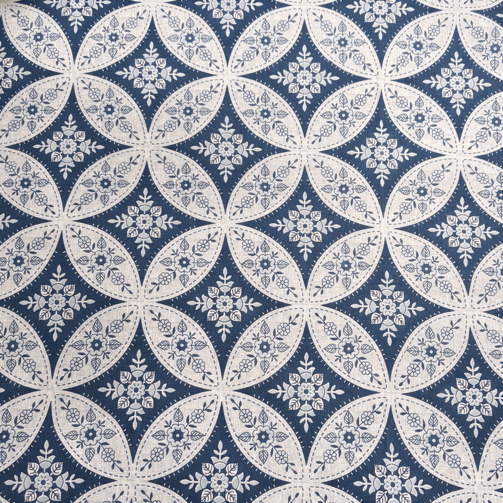 Indigo Jaal Heritage 100% Pure Cotton Bedsheet