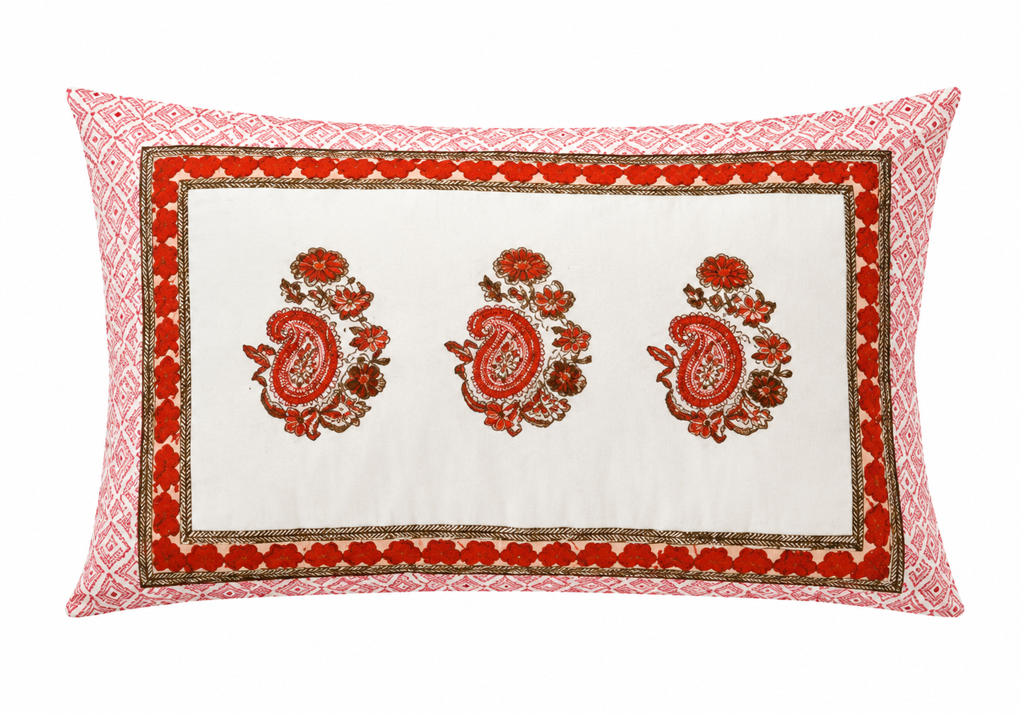 Coral Paisley 400TC 100% Pure Cotton Bedsheet- Super King