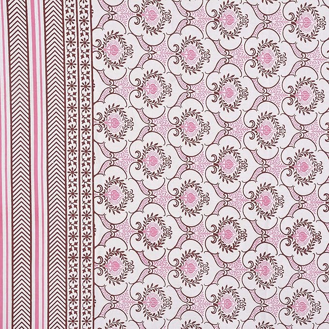 Roselle Charm 400TC Print 100% Pure Cotton Bedsheet