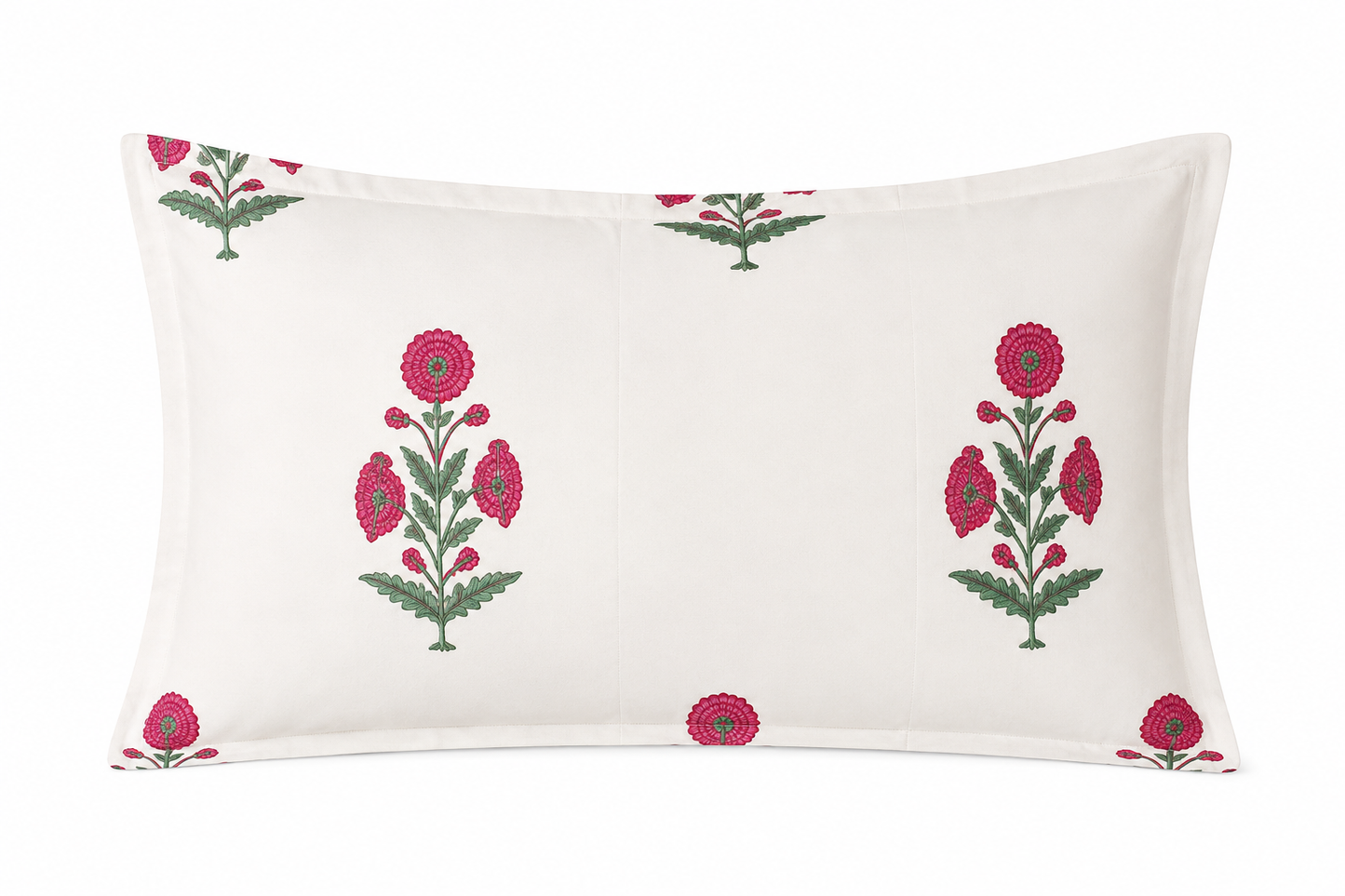 Gulmohar Pink 400TC 100% Pure Cotton Bedsheet
