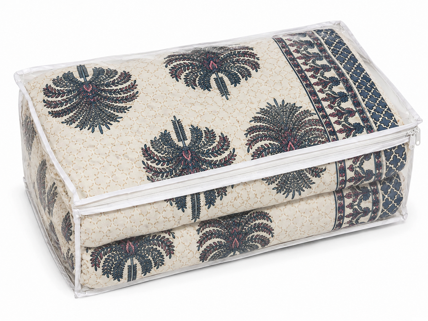 Tree Print 400TC 100% Pure Cotton 4 Piece Set