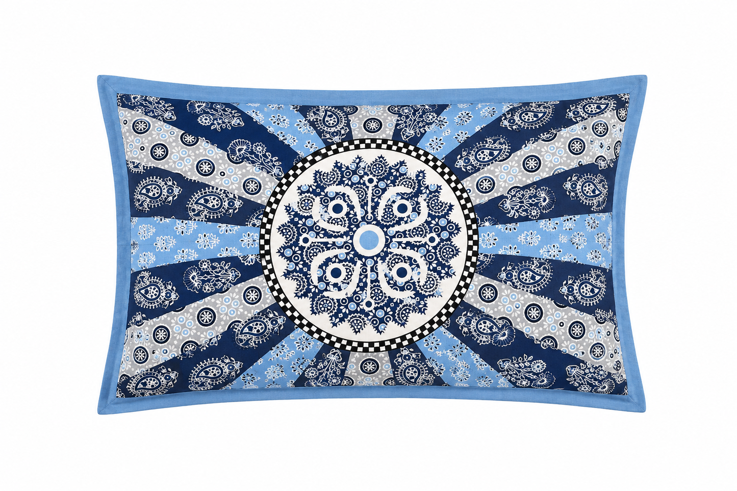Persian Blue 400 TC 100% Pure Cotton Bedsheet