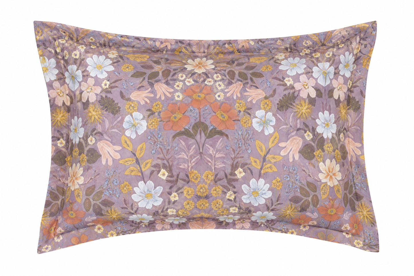 Orchid Mist Glace Cotton 300TC Bedsheet