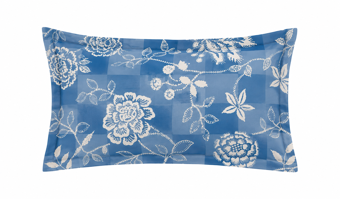 Floral Tide Glace Cotton 300TC Bedsheet