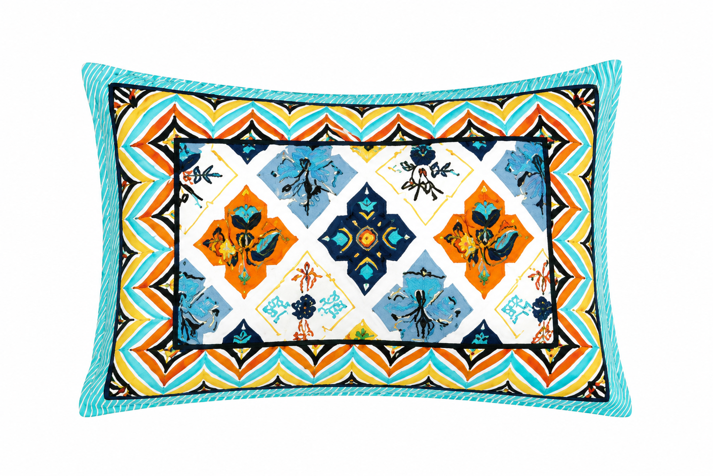 Saffron Tapestry 400TC 100% Pure Cotton Bedsheet