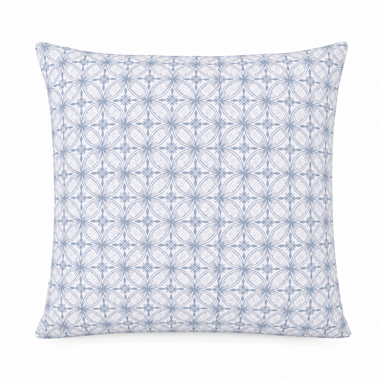 Ruby Bloom Handblock Cotton Cushion Cover (Set of 2)