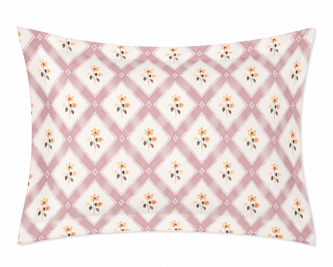 Blush Garden Glace Cotton 450TC Bedsheet
