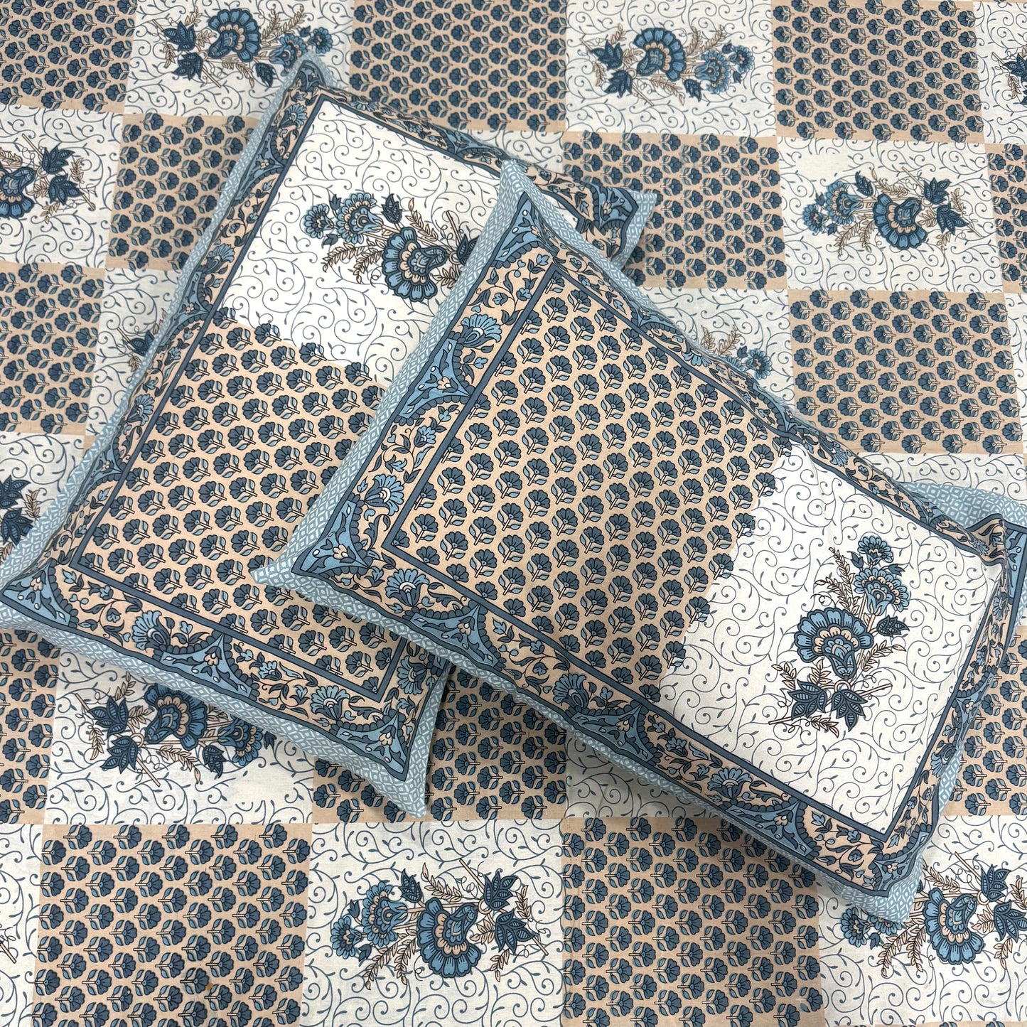 Sapphire Heritage 100% Pure Cotton Bedsheet