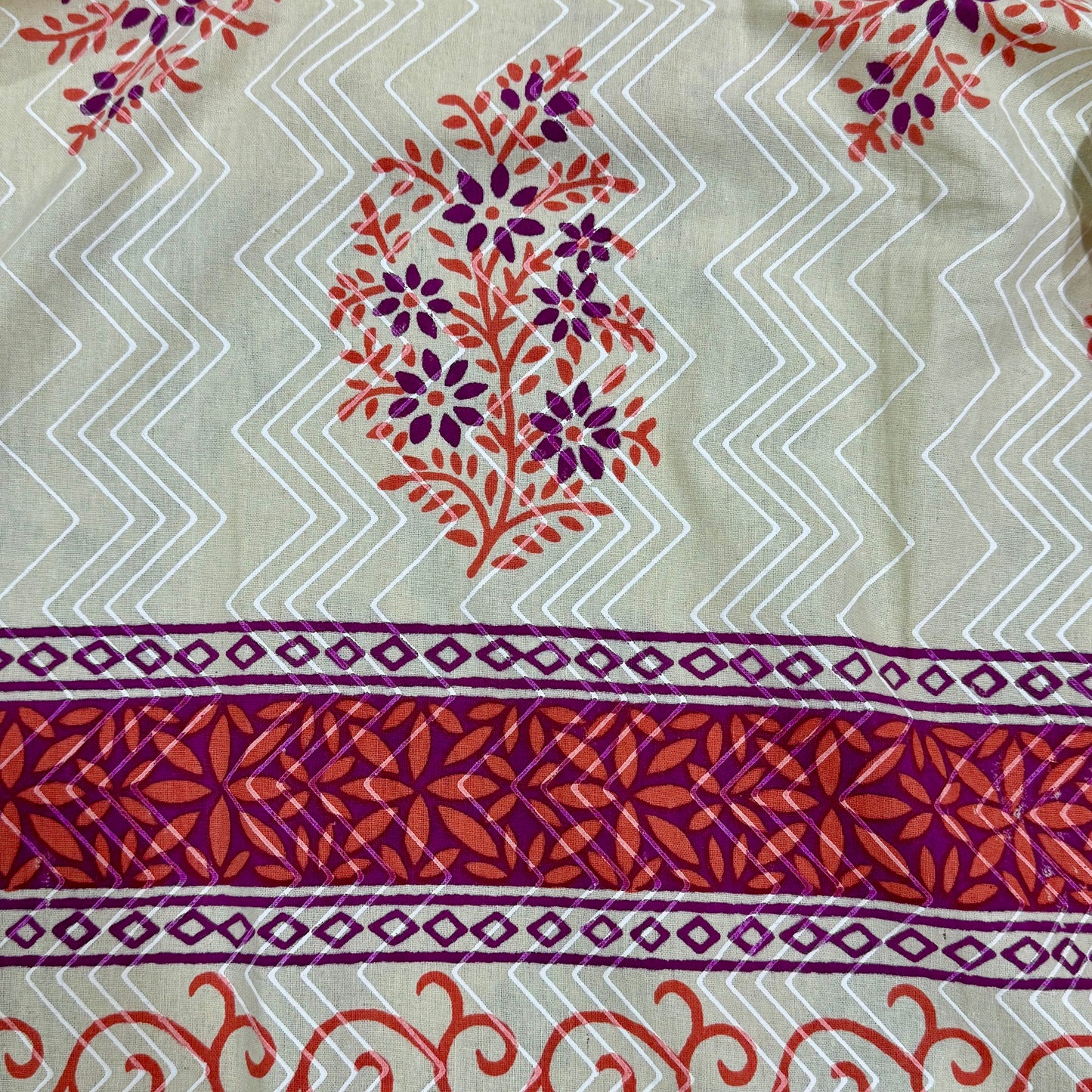 Ruby Blossom 100% Pure Cotton Bedsheet