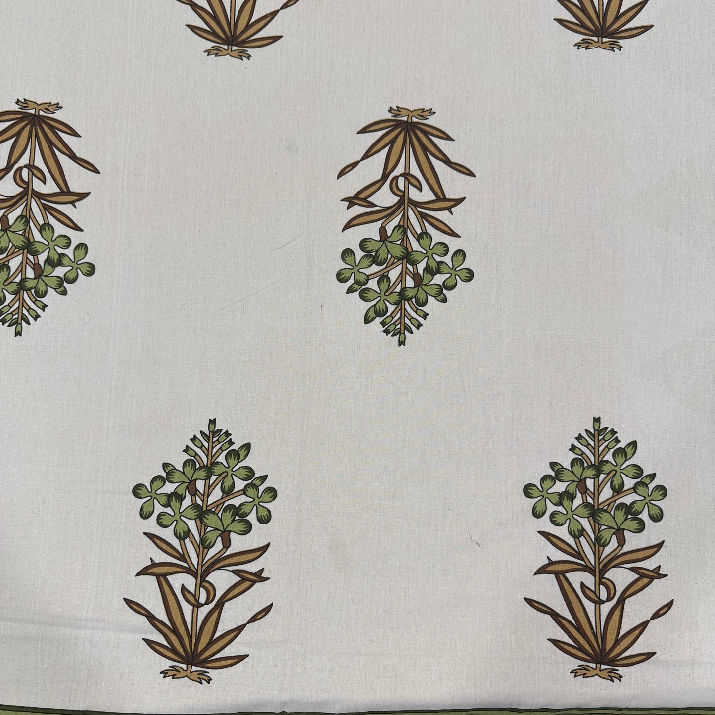 Floral Whisper 100% Pure Cotton 300TC Bedsheet