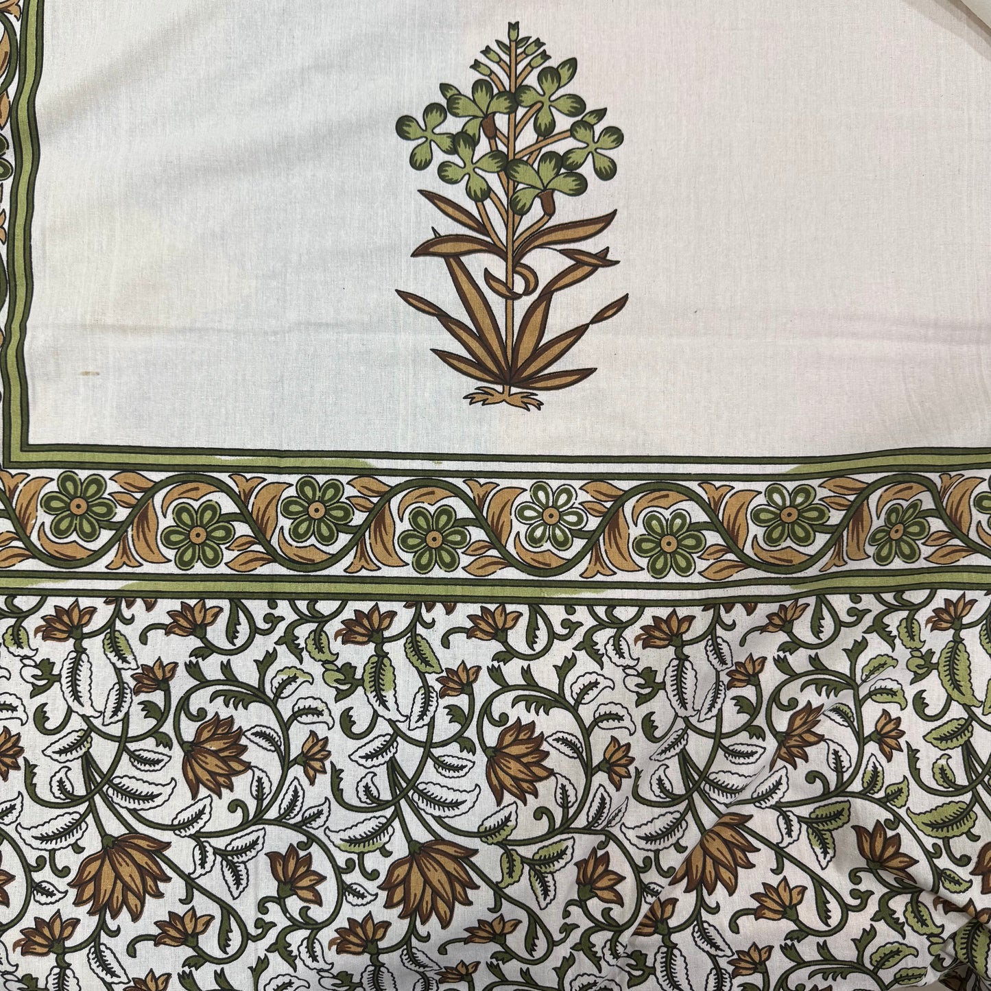 Floral Whisper 100% Pure Cotton 300TC Bedsheet