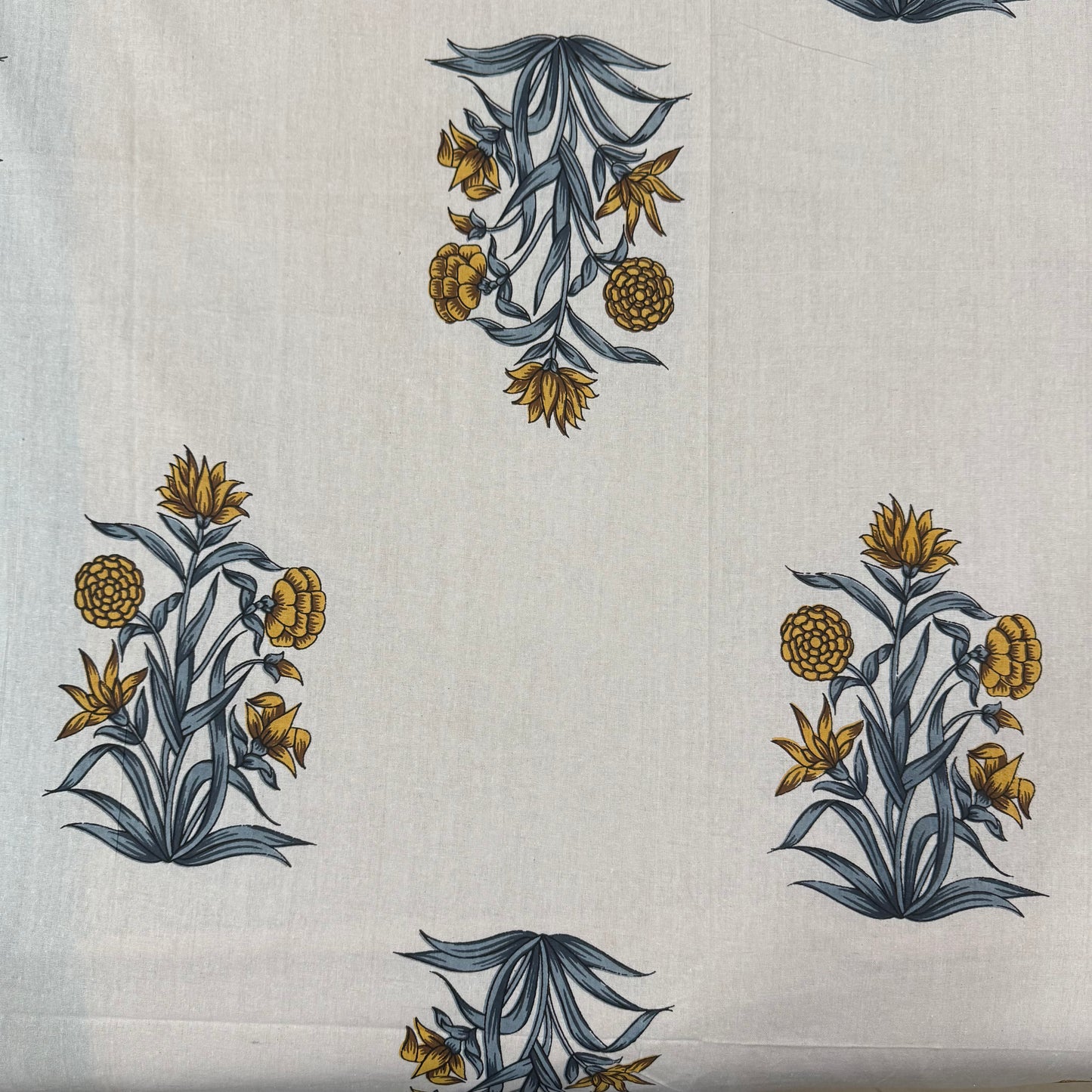 Sunlit Flora 300TC 100% Pure Cotton Bedsheet