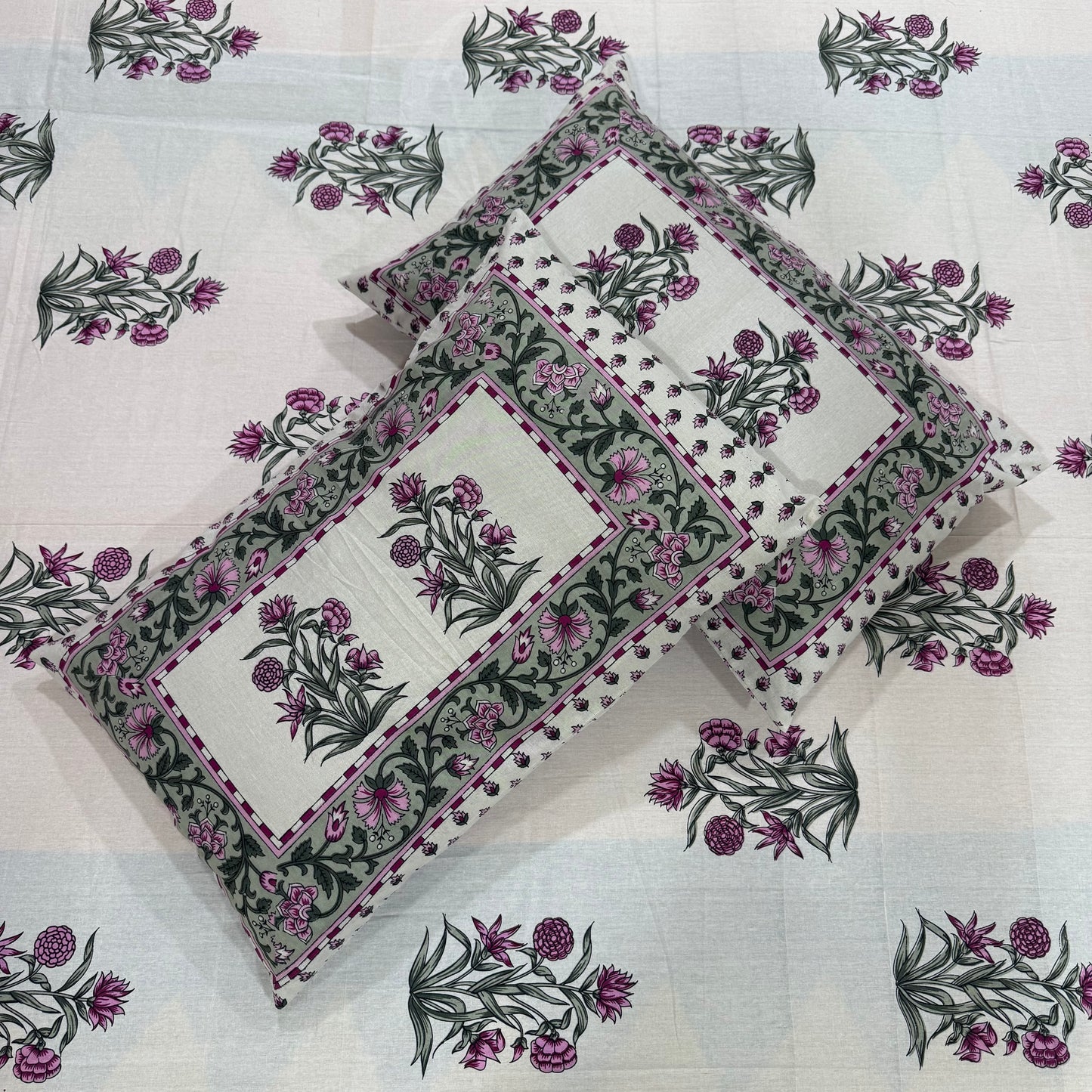 Rosevine Royale 100% Pure Cotton 300TC Bedsheet