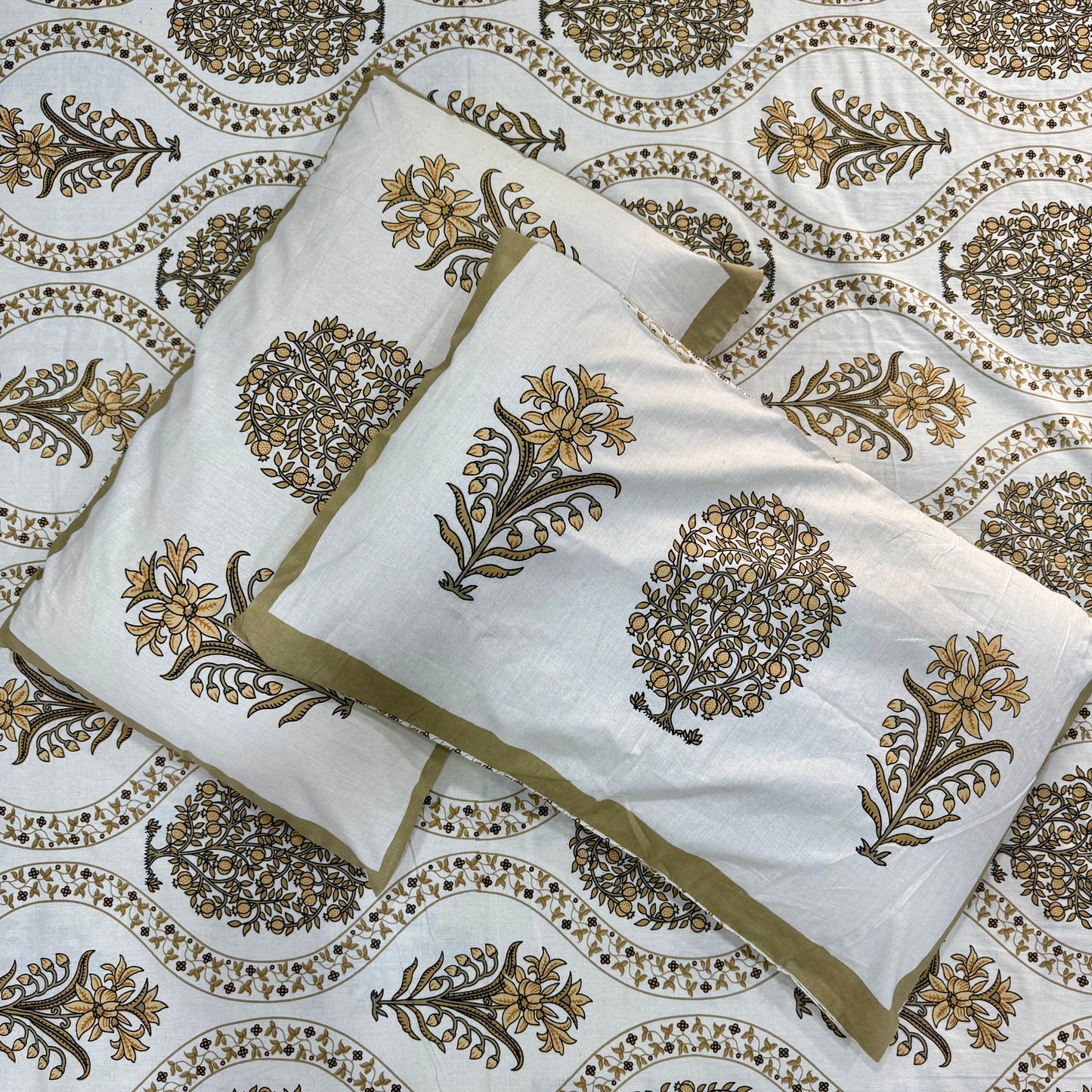 Ivory Grove 400TC 100% Pure Cotton Bedsheet