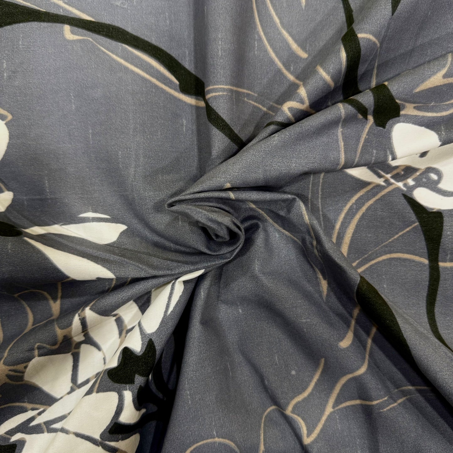 Silver Bloom Glace Cotton 450TC Bedsheet