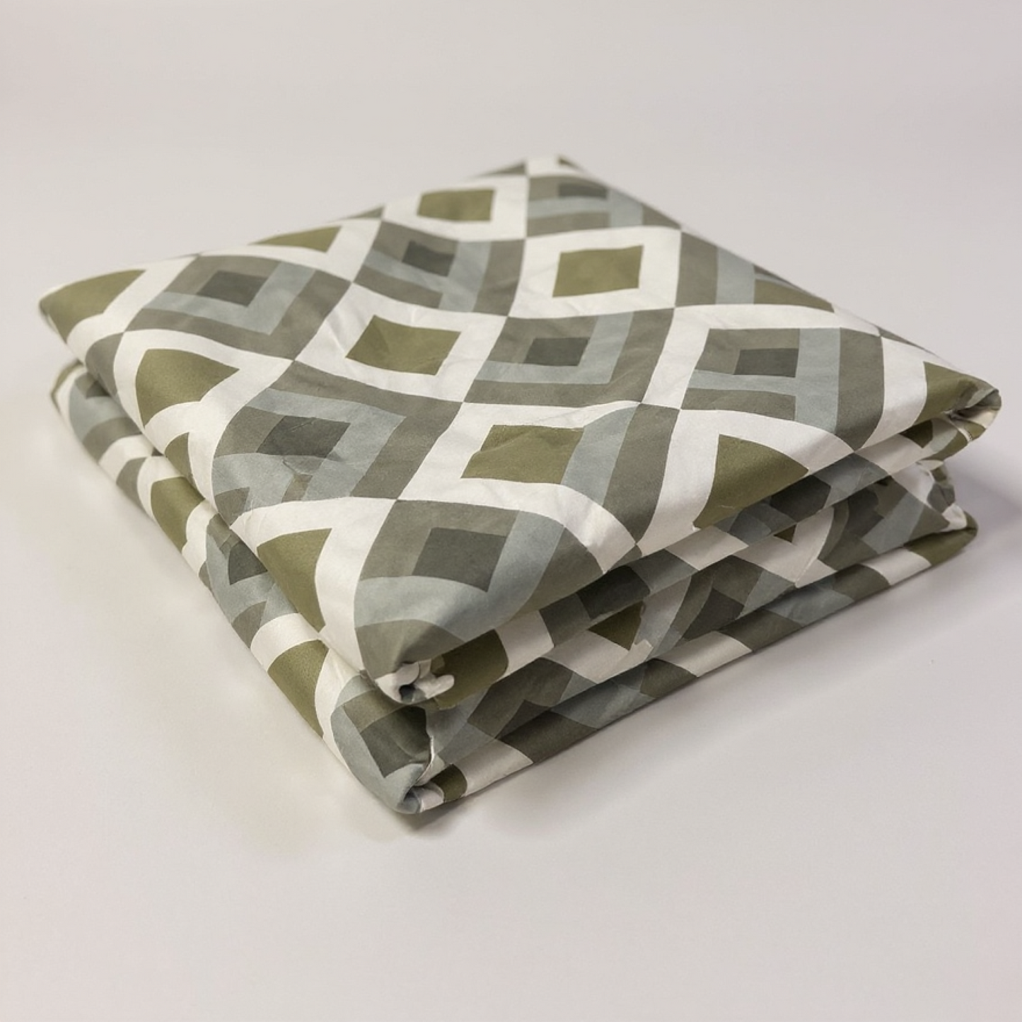 Modern Geometric 400TC 100% Pure Glace Cotton Bedsheet