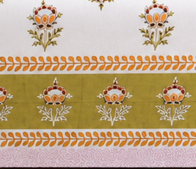 Marigold Meadow 100% Pure Cotton Bedsheet