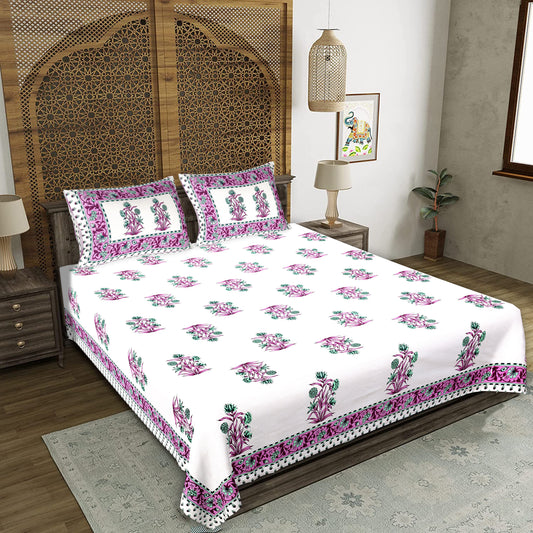Rosevine Royale 100% Pure Cotton 300TC Bedsheet