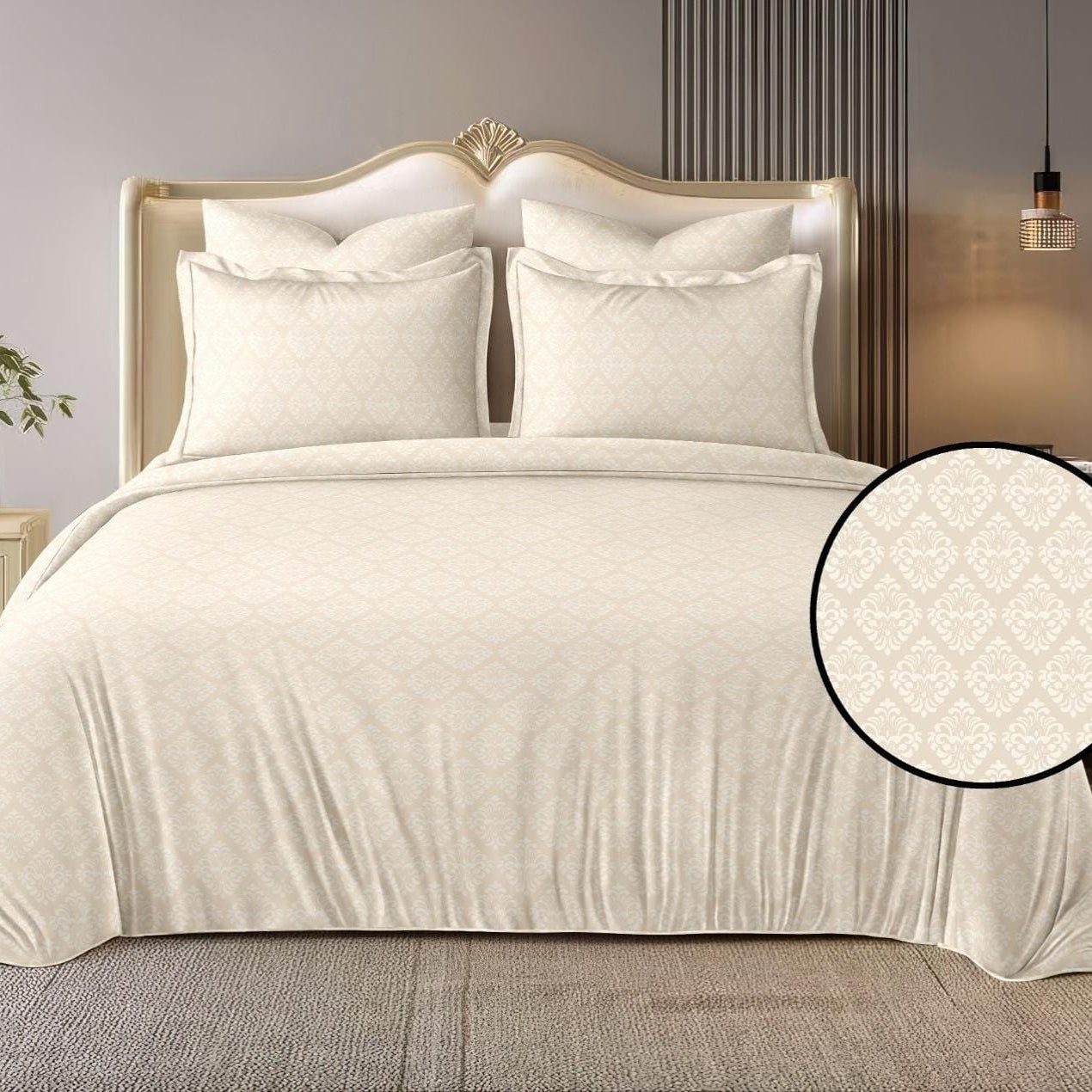 Slate Royale Glace Cotton 300TC Bedsheet