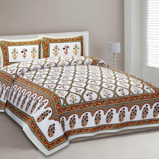 Regal Garden 300TC 100% Pure Cotton Bedsheet